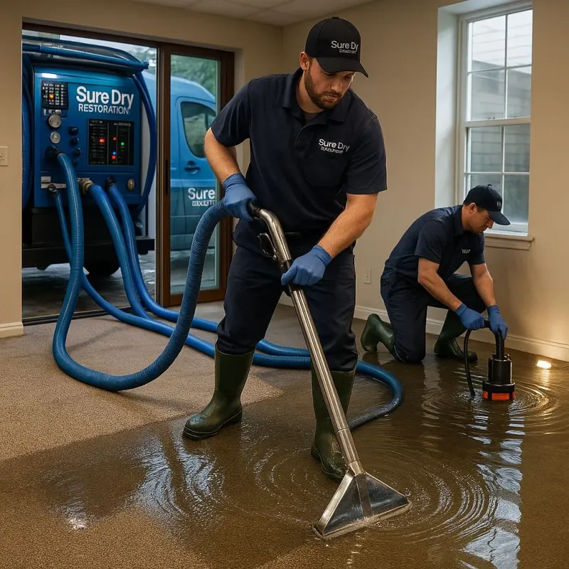 Water Extraction and Removal process in Moorhead, MN
